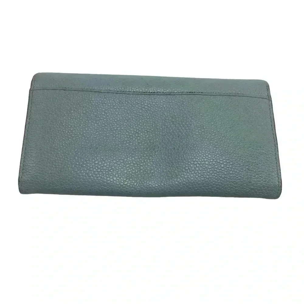 Henri Bendel pebbled leather wallet gold accent bendelgirl